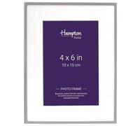 Hampton Frames MAYFAIR Silver Plate Photo Picture Frame - Bevel Cut Mount 4x6 (10x15cm) BSN13846