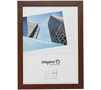 Hampton Frames | Munich A4 Picture Frame, Dark Wood Effect, 21x30cm, Acrylic Non-Glass | Freestanding or Wall Mount | For Photos, Certificates, Posters