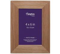 Hampton Frames NEW ENGLAND Solid Oak Wood Display Picture Photo Frame 4x6 (10x15cm) 464846WO, natural
