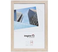 Hampton Frames OSLO A4 (21x30cm) Natural Wood Effect Picture Poster Photo Frame Plexi (Non-Glass) OSLA4NG