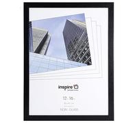 Hampton Frames OXFORD 12x16 (30x40cm) Black Picture Poster Photo Frame Plexi (Non-Glass) OXF1216NGX