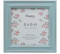 Hampton Frames PALOMA 6x6 (15x15cm) Light Blue Square Picture Photo Frame Glass PAL301966B