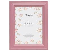 Hampton Frames PALOMA 6x8 (15x20cm) Pink Rectangular Picture Photo Frame Glass Aperture PAL301968P
