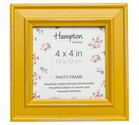 Hampton Frames PALOMA Distressed Square Picture Photo Frame Mustard Yellow 4x4 (10x10cm) PAL301944M