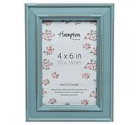 Hampton Frames PALOMA Distressed Shabby Chic Picture Photo Frame 4x6 (10x15cm) PAL301946B, light blue