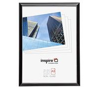 Hampton Frames | Photo Certificate Frame | A3 (30x42cm), Black, Rectangular, Extruded Plastic, Foil Wrapped | Perspex Front, Wall Mount, Portrait or Landscape | Lightweight display for home or office