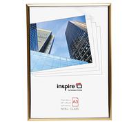 Hampton Frames Photo Frame | A3 (30x42cm), Gold, Rectangular, Plexi Front | Easy Loading, Lightweight, Wall Mount | Display for Certificates, Photos, Posters