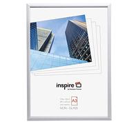 Hampton Frames | Photo Frame | A3 (30x42cm), White, Extruded Plastic, Foil Wrapped | Perspex Front, Lightweight, Wall Mount, Portrait or Landscape | Certificate Display, Home or Office Decor