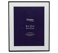 Hampton Frames MADRID Narrow Profile Photo Frame with Bevel Mount Matt Black 8x10 (20x25cm) M138B80
