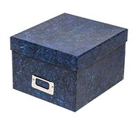 The Photo Album Company Photo Storage Box Holds 700 Photographs Blue for 5x7 Pictures ALBOX57BLUE