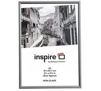 Hampton Frames ALUMINIUM A4 (21x30cm) Silver Picture Poster Photo Frame Plexi (Non-Glass) PAAF2130BX