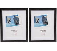 Hampton Frames Poster Frame, Black, A4 (21x30cm) (Pack of 2)