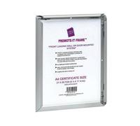 Photo Album Co Poster/Photo Snap Frame A3 Aluminium Frame Plastic Front Silver - PAPFA3B