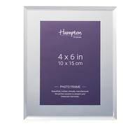 Hampton Frames REFLECT 4x6 (10x15cm) Silver Mirror Photo Frame Glass REF46SM