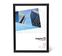 Hampton Frames SORBONNE A2 (42x59cm) Black Picture Poster Photo Frame Acrylic (Non-Glass) SOR4259BLK