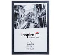 Hampton Frames WESTMINSTER Paperwrap Poster Photo Display Frame Acrylic (Non Glass) Grey A3 (30x42cm) WESA3GRY