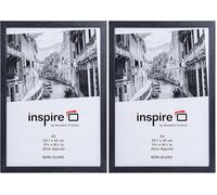 Hampton Frames WESTMINSTER Paperwrap Poster Photo Display Frame Acrylic (Non Glass) Grey A3 (30x42cm) WESA3GRY (Pack of 2)