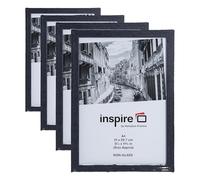 Hampton Frames WESTMINSTER Paperwrap Poster Photo Display Frame Acrylic (Non Glass) Grey A4 (21x30cm) WESA4GRY (Pack of 4)