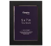 Hampton Frames WOBURN 5x7 (13x18cm) Black Nickel Photo Frame Glass WOB57BNK