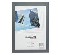 Hampton Frames ZURICH A4 (21x30cm) Grey Picture Poster Photo Frame Plexi (Non-Glass) ZURA4GRY