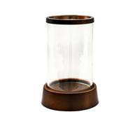 Hampton Hurricane Lantern in Copper H40cm W24cm Ivyline Copper One Size