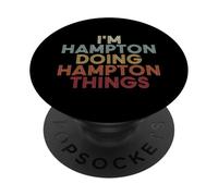 Hampton Name Hampton Personalized Name First Given PopSockets Adhesive PopGrip
