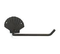 Hampton Nautical Cast Iron Shell Toilet Paper Holder 10" Bathroom Beach Home Decorating