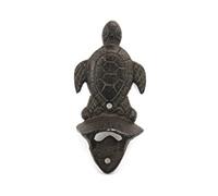 Hampton Nautical Wall Mounted Turtle 6"-Vintage Cast Iron Sea Life Decor Bottle Opener