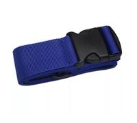 Hampton & Stewart Adjustable Strong Extra Safety Travel Suitcase Luggage Baggage Straps Tie Belt (Blue)