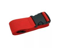 Hampton & Stewart Adjustable Strong Extra Safety Travel Suitcase Luggage Baggage Straps Tie Belt (Red)