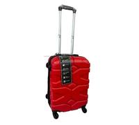 Hampton&Stewart Hard Shell 4 Wheel Spinner Suitcase PC Luggage Trolley Case Cabin Red (Small 20")