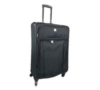 Hampton & Stewart Lightweight Nylon 4 Wheel Luggage Set Suitcase Travel Cabin Trolley Case (Large)