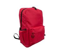 Hampton & Stewart Mens Large Backpack Rucksack - Sport Work School Travel Hiking Bag (Design 1, Red)