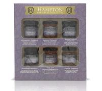 Hampton's Jam Preserves Gift Box Selection Containing 6 x 42g Resealable Assorted Mini Jars