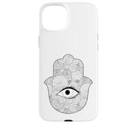 Hamsa Evil Eye Spiral Hand Case for iPhone 15 Plus