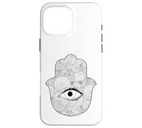 Hamsa Evil Eye Spiral Hand Case for iPhone 16 Pro Max