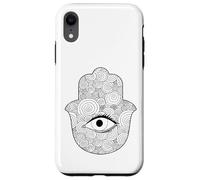 Hamsa Evil Eye Spiral Hand Case for iPhone XR