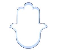 Hamsa Hand 45 or 70mm - Stainless Steel Sugarcraft Cutters - Valley Cutter Company (70mm)