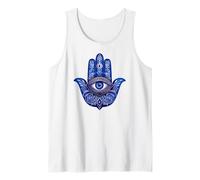 Hamsa Hand Evil Eye Curse Protection Hamsa Hand Evil Eye Tank Top