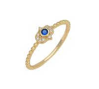 Hamsa Hand Sapphire Ring Gold