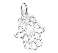 Hamsa Hand sterling silver charm .925 x 1 Evil Protection charms