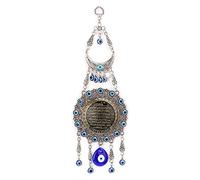Hamsa Wall Decor Turkish Blue Evil Eye Ornament Amulet Delicate Blue Glass Pendant Home Lucky Protection Wall Hanging Decor Crafts