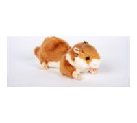 Hansa 3738 Ginger Hamster Crouching Realistic Plush Toy