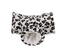Hamster 3 Way Tunnel Toy | Soft Plush Warm Hideout for Guinea Pigs/Hedgehogs/Small Pets | T - Shaped Design with 3 Exits | Winter Comfort Sleeping & Playing (Three-way large number)
