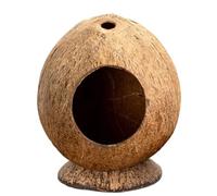 Hamster - 5.3 x 4.7 inches Hamster Accessories | Chew-Proof Enclosure with Anti-Tip Base Cave Habitat for Hedgehog Gerbil Bunny Pet