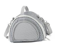 Hamster Adventure Handbag Polyester Pet Carriers with Adjustable Strap Breathable Ventilated Design for Outdoor Activity Squirrels Outing Bag with Ventilation