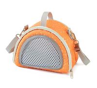 Hamster Adventure Handbag Polyester Pet Carriers with Adjustable Strap Breathable Ventilated Design for Outdoor Activity Pet Carriers