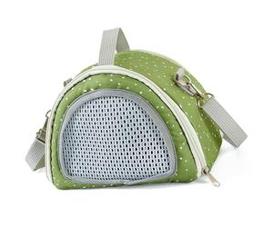 Hamster Adventure Handbag Polyester Pet Carriers with Adjustable Strap Breathable Ventilated Design for Outdoor Activity Pet Carriers