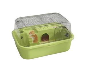 Hamster Animal Cage - 7.28 Inch Pet Enclosure, Silent Running Wheel, Habitat with Attached Wheel, Pet Home for Chinchilla Bunnies, Gerbils, Squirrels that Enlarge the Rest Room