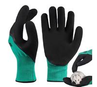 Hamster Anti Bite Gloves, Hamster Birds Training Gloves, Anti Scratch Hand Protection Mittens, 1 Pair Insulated Safe Touch Thickened Mittens for Pet Training Assistant, Small Animal Pet Multifunction